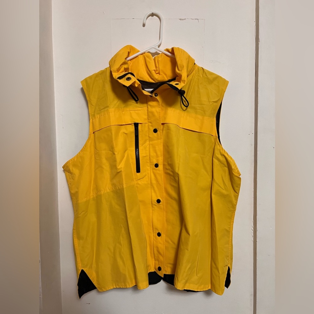 Mens Yellow Rain Vest